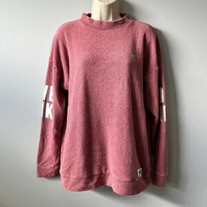 Victoria's Secret PINK Stadium Mock Neck Pullover Sweater Size S